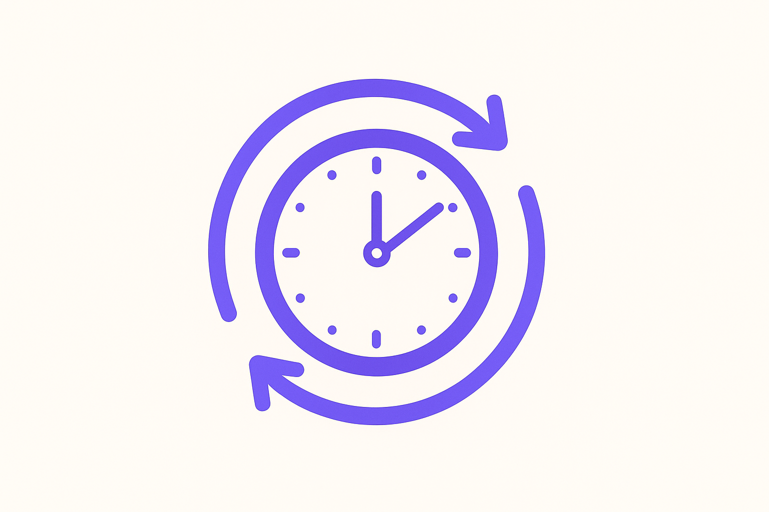 A visual representation of a clock showing 24/7 service.