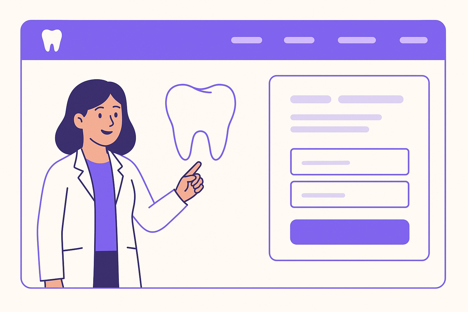 An infographic showing lead capture statistics for dental clinics.