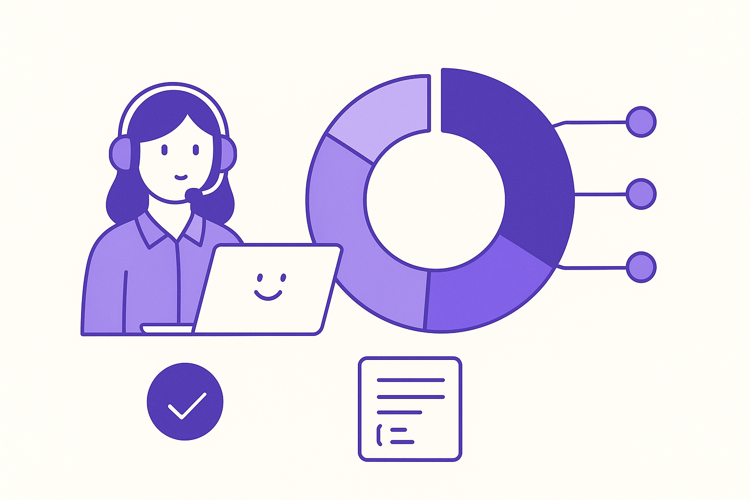 A breakdown of customer support costs in a SaaS business
